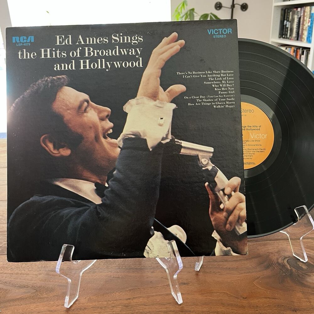 Ed Ames Sings the Hits of Broadway and Hollywood LP 1968 RCA Victor LSP-4079